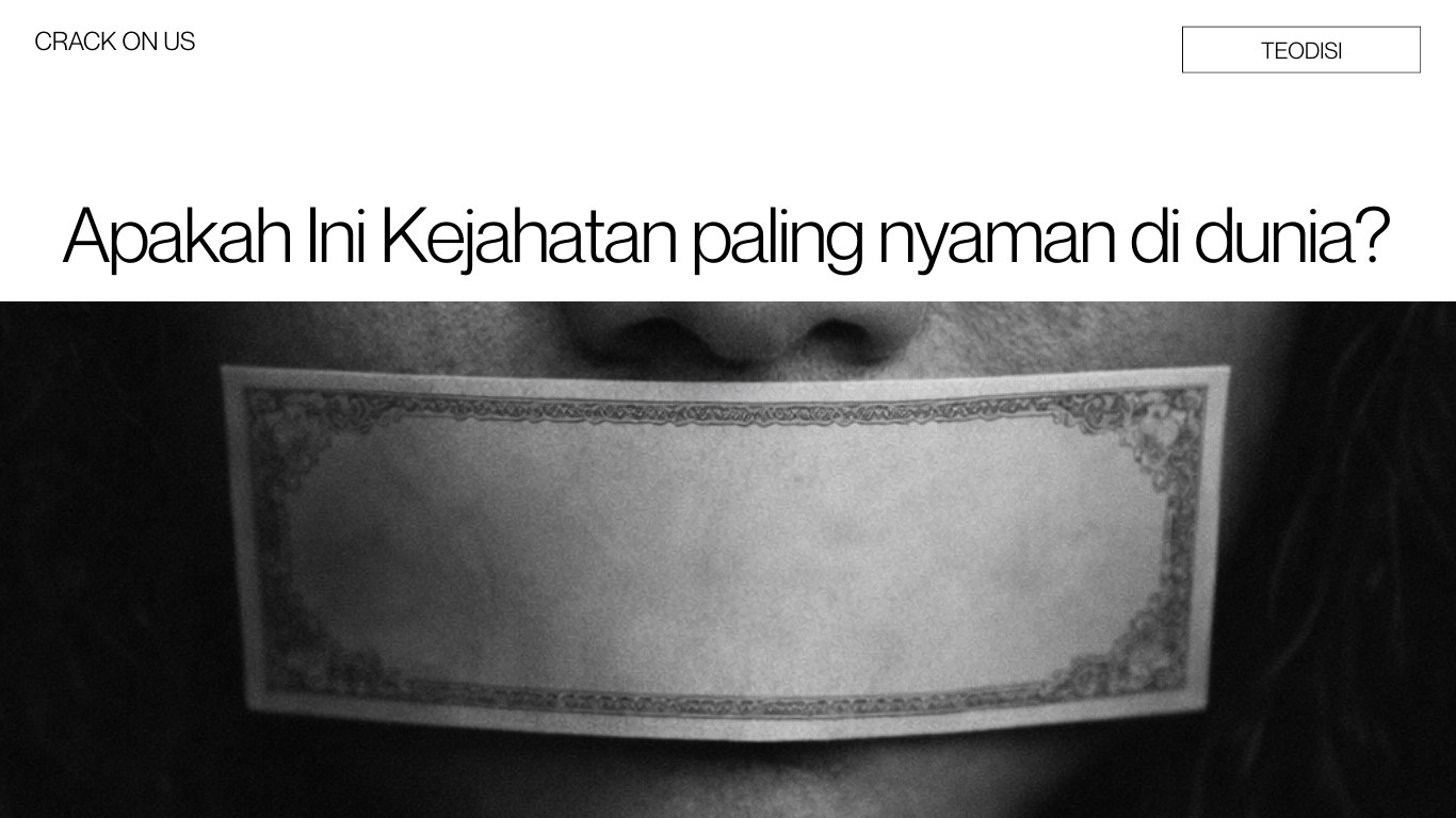 Apakah Ini Kejahatan Paling Nyaman di Dunia?